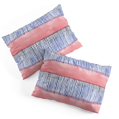 Ninola Design Minimal stripes pink Pillow Shams