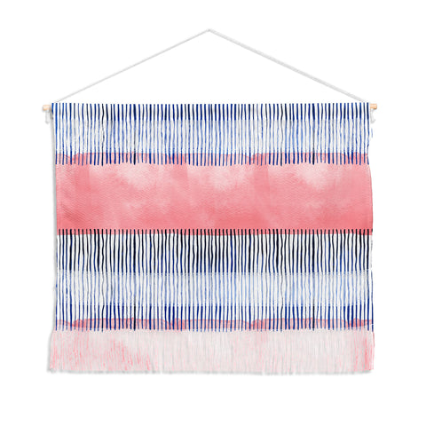 Ninola Design Minimal stripes pink Wall Hanging Landscape