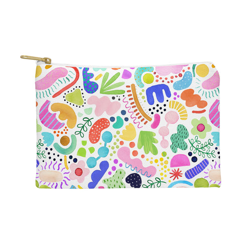 Ninola Design Modern Abstract Bold Shapes Pouch
