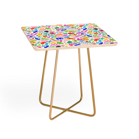 Ninola Design Modern Abstract Bold Shapes Side Table