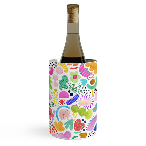 Ninola Design Modern Abstract Bold Shapes Wine Chiller