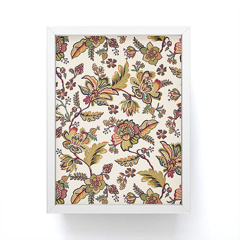 Ninola Design Modern Indienne Gold green Framed Mini Art Print