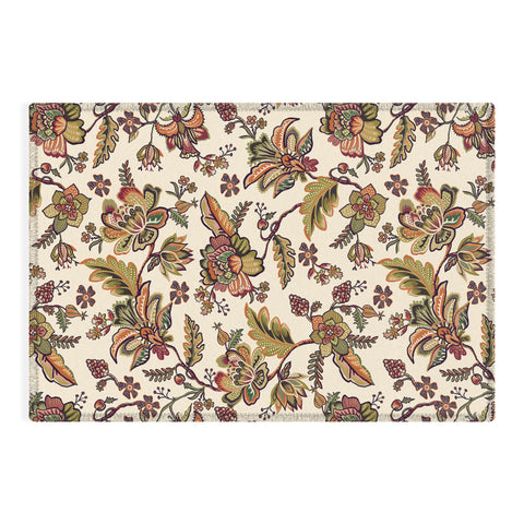 Ninola Design Modern Indienne Gold green Outdoor Rug