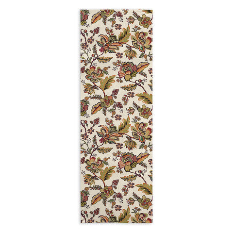 Ninola Design Modern Indienne Gold green Yoga Towel