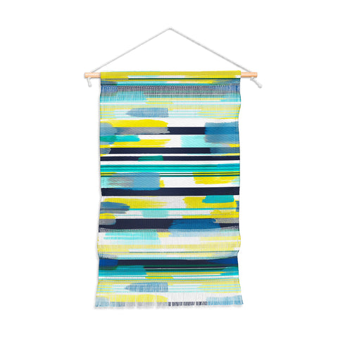 Ninola Design Modern marine stripes yellow Wall Hanging Portrait