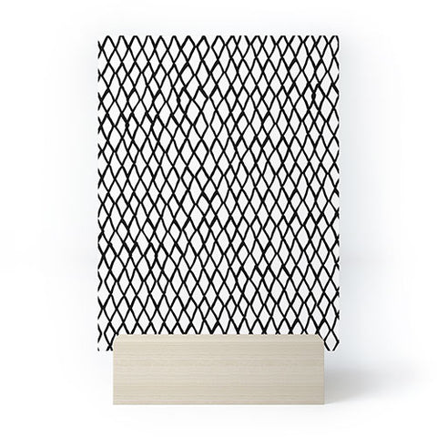 Ninola Design Monochromatic Geometric Mini Art Print