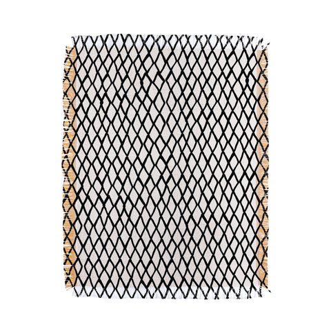 Ninola Design Monochromatic Geometric Throw Blanket