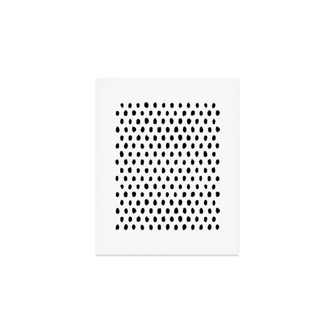 Ninola Design Monochromatic Palette Dots Art Print