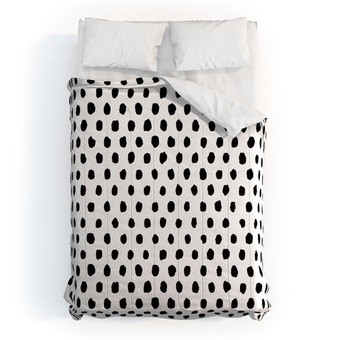 Ninola Design Monochromatic Palette Dots Comforter