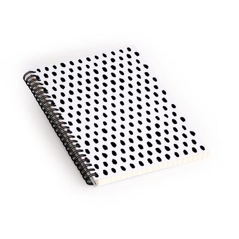 Ninola Design Monochromatic Palette Dots Spiral Notebook