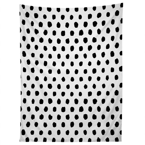 Ninola Design Monochromatic Palette Dots Tapestry