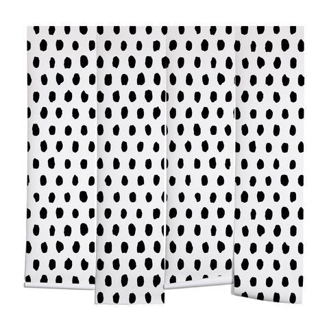 Ninola Design Monochromatic Palette Dots Wall Mural