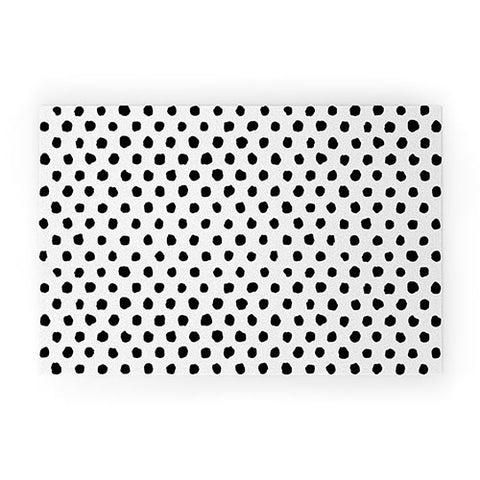 Ninola Design Monochromatic Palette Dots Welcome Mat