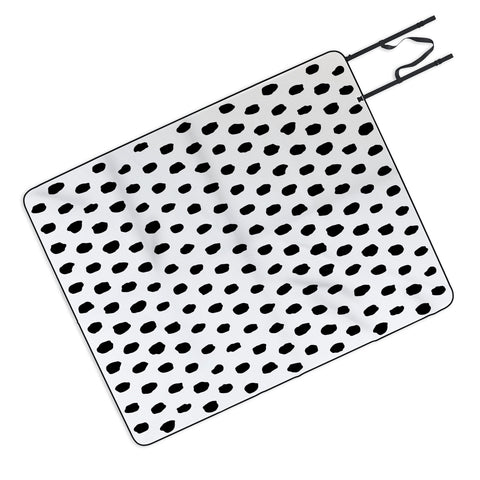 Ninola Design Monochromatic Palette Dots Picnic Blanket