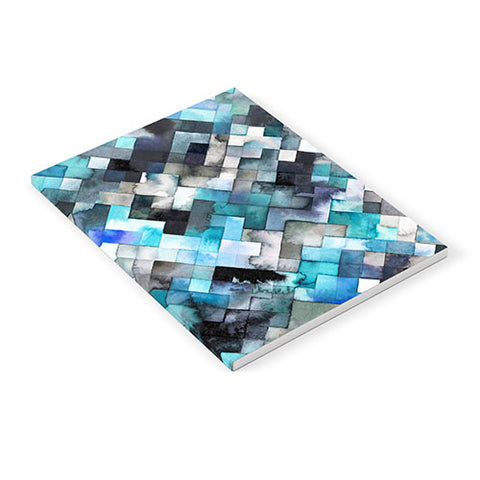Ninola Design Moody Geometry Blue Sea Notebook