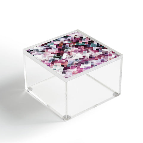 Ninola Design Moody Geometry Pink Acrylic Box