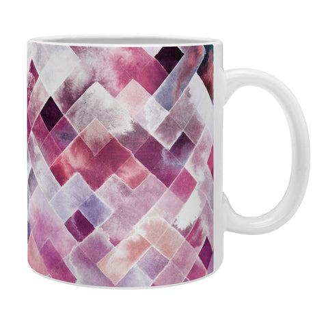 Ninola Design Moody Geometry Pink Coffee Mug