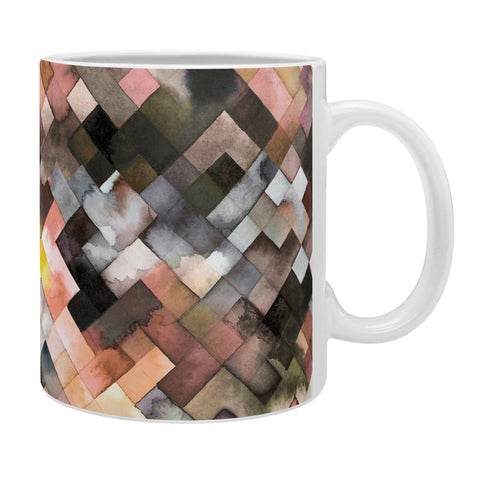 Ninola Design Moody Geometry Rustic Gold Coffee Mug