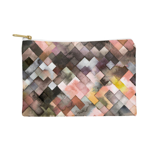 Ninola Design Moody Geometry Rustic Gold Pouch