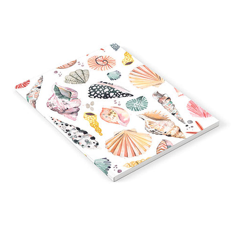 Ninola Design Moroccan Sea Shells Orange Notebook