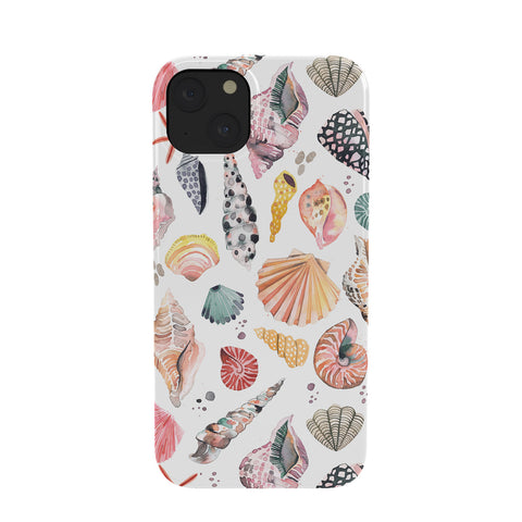 Ninola Design Moroccan Sea Shells Orange Phone Case