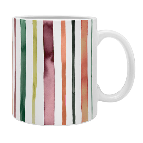 Ninola Design Moroccan Tropic Stripes Green Coffee Mug