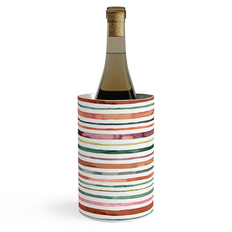 Ninola Design Moroccan Tropic Stripes Green Wine Chiller
