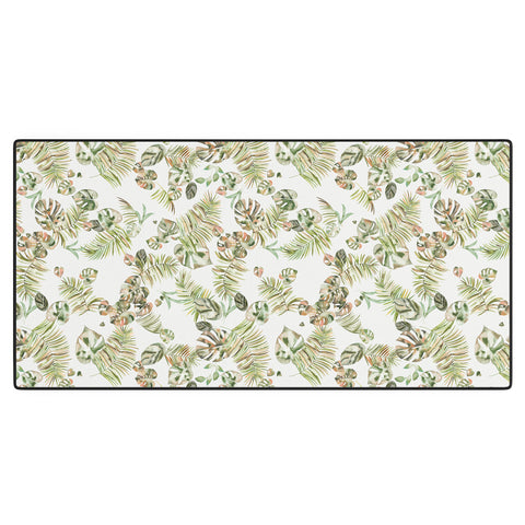 Ninola Design Moroccan Tropical Leaves Desk Mat