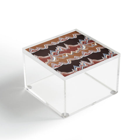 Ninola Design Mountain Layers Western Acrylic Box