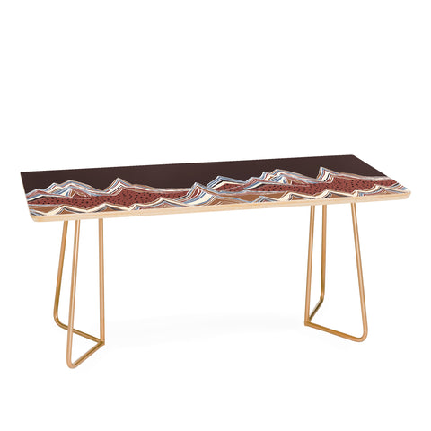 Ninola Design Mountain Layers Western Coffee Table