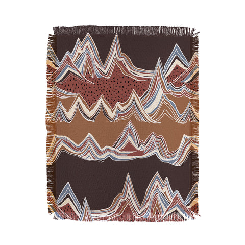 Ninola Design Mountain Layers Western Throw Blanket