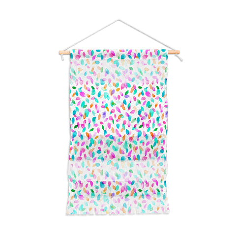 Ninola Design Multicolored Confetti Flowers Wall Hanging Portrait