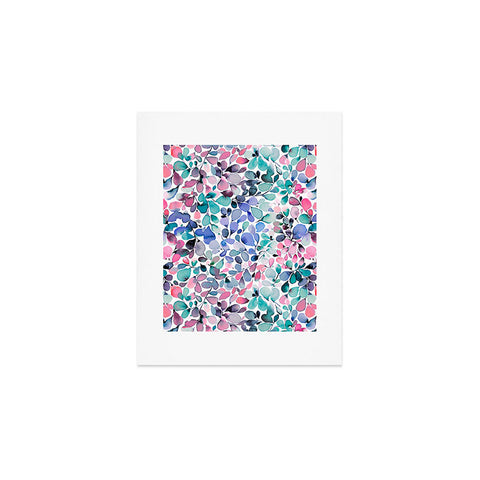 Ninola Design Multicolored Floral Ivy Pastel Art Print