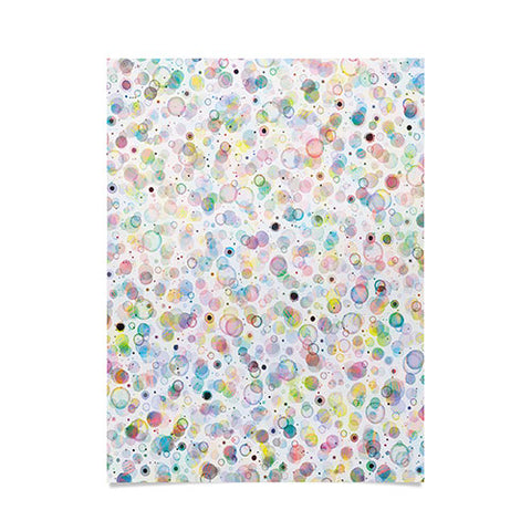 Ninola Design Multicolored pastel bubbles dream Poster