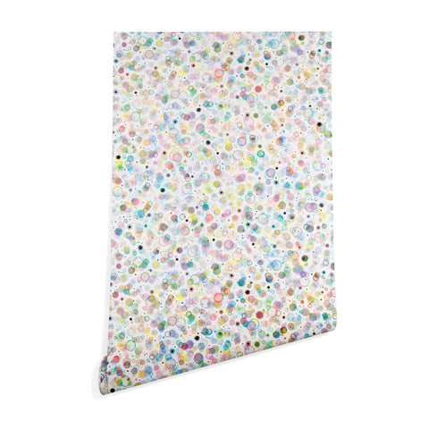 Ninola Design Multicolored pastel bubbles dream Wallpaper