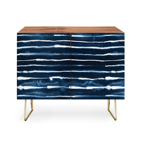Ninola Design Navy ink stripes Credenza