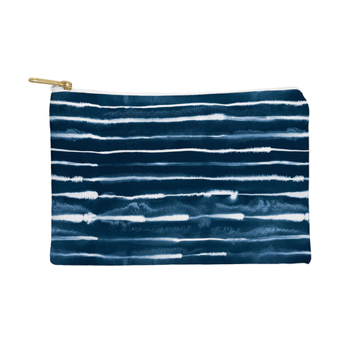 Ninola Design Navy ink stripes Pouch