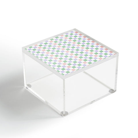 Ninola Design Nostalgic Squares Pastel Acrylic Box