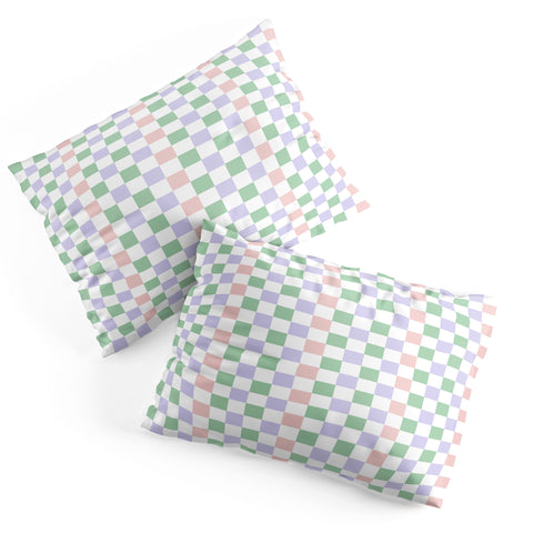 Ninola Design Nostalgic Squares Pastel Pillow Shams