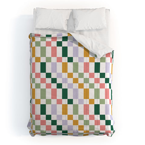 Ninola Design Nostalgic Squares Summer Comforter