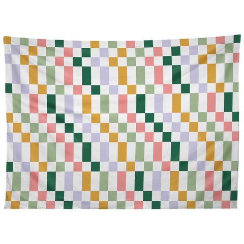 Ninola Design Nostalgic Squares Summer Tapestry