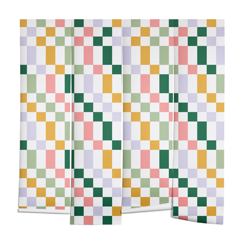 Ninola Design Nostalgic Squares Summer Wall Mural