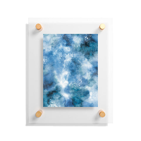 Ninola Design Ocean water blues Floating Acrylic Print