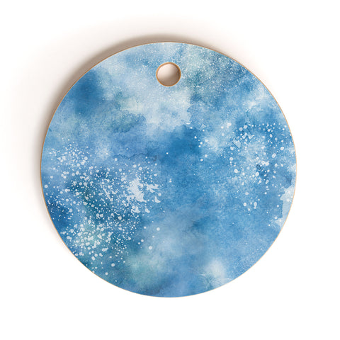 Ninola Design Ocean water blues Cutting Board Round