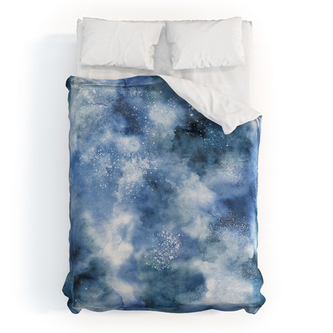 Ninola Design Ocean water blues Duvet Cover
