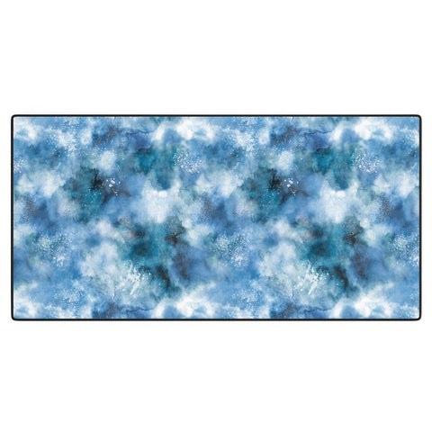 Ninola Design Ocean water blues Desk Mat