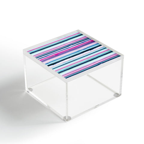 Ninola Design Ombre Sea Pink and Blue Acrylic Box