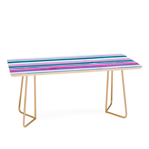 Ninola Design Ombre Sea Pink and Blue Coffee Table
