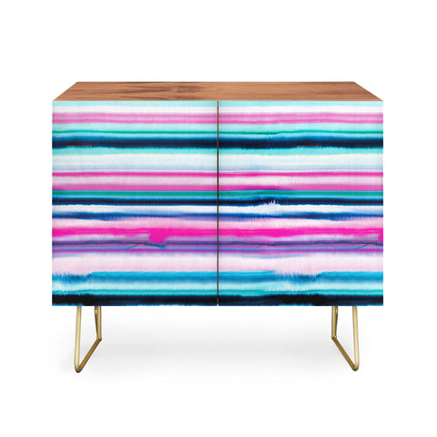 Ninola Design Ombre Sea Pink and Blue Credenza