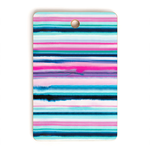 Ninola Design Ombre Sea Pink and Blue Cutting Board Rectangle